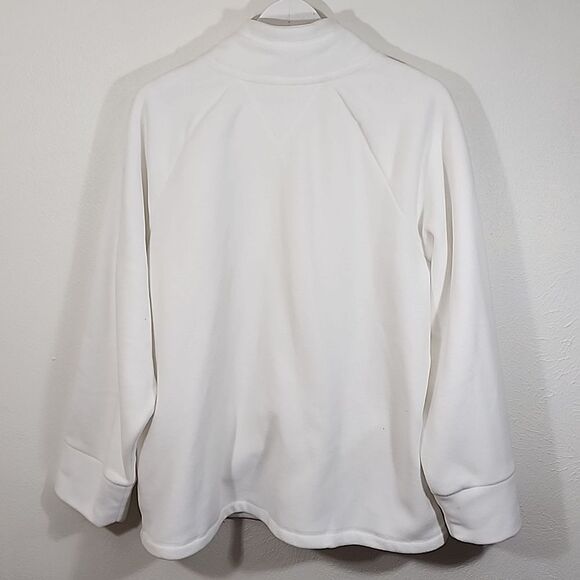 Tommy Hilfiger white plus size fleece jacket size 1X - Picture 6 of 7